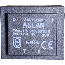 Home ASL104109 230V 9V 2VA Kapalı Trafo