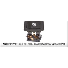 Dodo Cam Kaldırma Anahtarı Unversal Tip Fıat Slx Vw Lt-35 6pin Tekli (1 Ad )