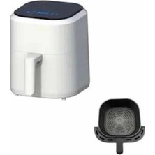 Mey Ithalat® Hava Fritözü 4l Airfryer Pratik Uzun Ömürlü Yağsız Pişirme Taşınabilir