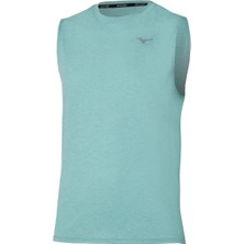 Mizuno Impulse Core Erkek Kolsuz Tişört Mavi