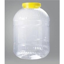 BenimMarifetlerim Kapaklı Şeffaf Gövde Turşu Bidonu 5 Litre