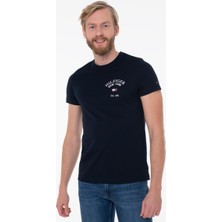 Tommy Sıfır Yaka  Erkek T-Shirt