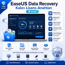 Easeus Data Recovery Wizard Pro 2026 I Windows I 1pc I Süresiz I Global Orjinal Resmi Lisans