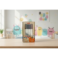 Let's Jumbo Keçeli Kalem Metalik 6 Renk