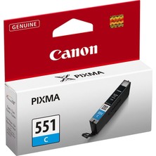 Canon CLI-551C Cyan Mavi Mürekkep Kartuş İp7250 Mx925
