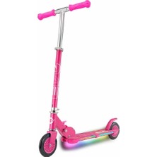 Mey Ithalat® 2 Tekerlekli Flash Işıklı Pembe Scooter