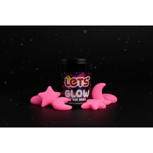Let's Karanlıkta Parlayan Oyun Hamuru Pembe 110G