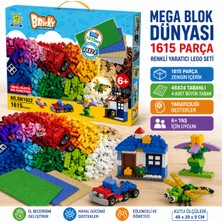 Trust Store Mega Blok Dünyası 1615 Parça Renkli Yaratıcı LEGO Seti 48X24 Tabanlı