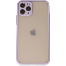 Mey Ithalat®   iPhone 11 Pro Kılıf Montreal Silikon Kapak - Mor