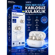 Mardel Store Acb-76 Açık Kulak Kablosuz Bluetooth Kulaklık (Ows) – Enc Gürültü Engelleme, Siri Uyumlu, Uzun Pil Ömrü