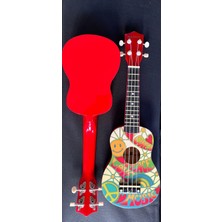 Madrid Peace Soprano Ukulele Desenli