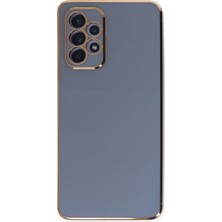 Mey Ithalat®  Samsung Galaxy A52 Kılıf Volet Silikon - Mavi