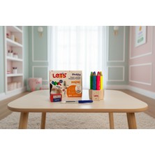 Let's Chubby 3in1 Boya Kalemi Neon 6 Renk 10 mm + Kalemtıraş