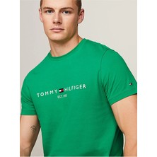 Tommy  Sıfır Yaka Erkek T-Shirt