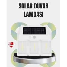 Mey Ithalat® Pır Sensörlü Solar Lamba – Otomatik Şarj ve Gece Aydınlatma