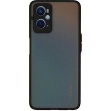 Eco Port Oppo A96 Kılıf Montreal Silikon Kapak - Siyah