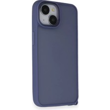 Mey Ithalat®   iPhone 14 Kılıf Elegant Kapak - Açık Mavi