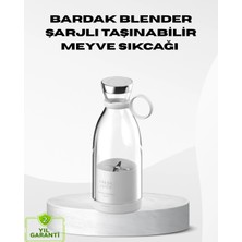 Uravas Store USB Şarjlı Kablosuz Blender – Taşınabilir, Kompakt ve Çevre Dostu Meyve Sıkıcı
