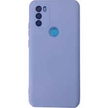 Mey Ithalat®  General Mobile Gm 21 Plus Kılıf Nano Içi Kadife Silikon - Lila