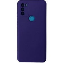 Mey Ithalat®  General Mobile Gm 21 Plus Kılıf Nano Içi Kadife Silikon - Mor