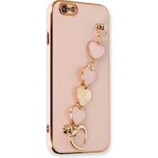 Mey Ithalat®   iPhone 6 Kılıf Esila Silikon - Pudra