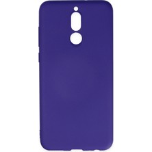 Mey Ithalat®  Huawei Mate 10 Lite Kılıf Nano Içi Kadife Silikon - Mor