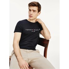 Tommy  Sıfır Yaka Erkek T-Shirt