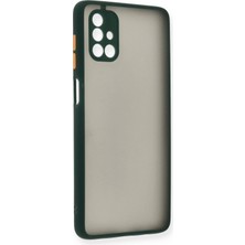 Mey Ithalat®  Samsung Galaxy M51 Kılıf Montreal Silikon Kapak - Yeşil