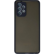 Mey Ithalat®  Samsung Galaxy A72 Kılıf Montreal Silikon Kapak - Lacivert