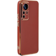 Mey Ithalat®   Mi 12T Pro Kılıf Volet Silikon - Kırmızı