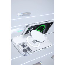 Mey Ithalat®   iPhone 16 Pro Gleam Pc Sert Magsafe Kılıf - Kahverengi