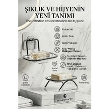 Mey Ithalat® Yapışkanlı ve Ayaklı Sabunluk Seti – Su Giderli, Katı Sabun Kutusu 723055