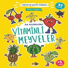 Uravas Store Ilk Kelimelerle Vitaminli Meyveler Yapıştır-Boya-Öğren