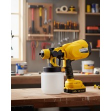 Uravas Store Kablosuz Püskürtme Tabanca Yüksek Performanslı Ev ve Atölye Kullanımı