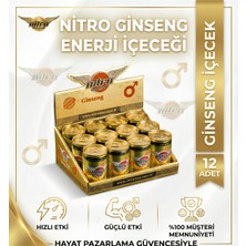 Hayat Pazarlama Nitro Max Ginseng +18 Performans Enerji Içeceği - 12 Adet (Gizli Gönderim)