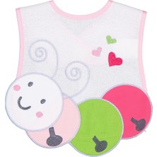 Civil Baby Tırtıl Baskılı Mama Önlüğü - Ekru