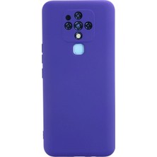 Mey Ithalat®  Tecno Camon 16 Kılıf Nano Içi Kadife Silikon - Mor