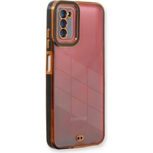 Mey Ithalat®  Samsung Galaxy A03S Kılıf Liva Lens Silikon - Siyah