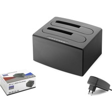  hadron hdx1791 all ın one hdd docking usb 3.0 sata 2.5 & 3.5 hdd ssd destekli 12v adaptör siyah