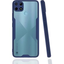 Mey Ithalat®  Realme C25Y Kılıf Platin Silikon - Lacivert