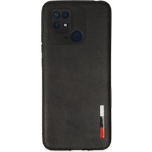 Mey Ithalat®   Redmi 10C Kılıf Loop Deri Silikon - Siyah