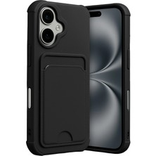 Mey Ithalat®   iPhone 17 Kelvin Kartvizitli Silikon - Siyah