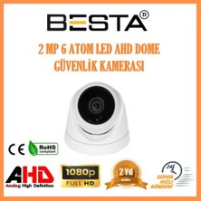 KD-6329 2mp Ahd 1080P Atom LED Dome Güvenlik Kamerası