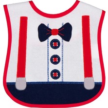 Civil Baby Damatlık Baskılı Mama Önlüğü - Ekru