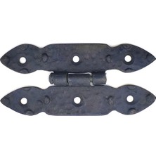Uravas Store Antika Tarz Dekoratif Pirinç Düğmeli Menteşe - 117X57 Mm, Oksit