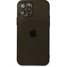 Mey Ithalat®   iPhone 12 Pro Max Kılıf Fly Lens Silikon - Siyah
