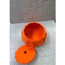 Luord - Store Balkabağı Tasarım Kapaklı Dekoratif Kase - Lisinya