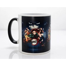 Ulu Pazarlama Porselen Renk Değiştiren Demon Slayer Kupa Bardak AALK383