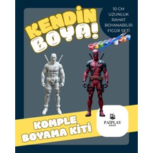 Paiplay Deadpool - Boyama Seti ve Deadpool Figürü 10CM