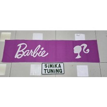 Şimika Barbie Pembe Otomobil Torpido Havlusu Göğüs Halısı Üniversal Yıkanabilir Her Araca Uyumlu